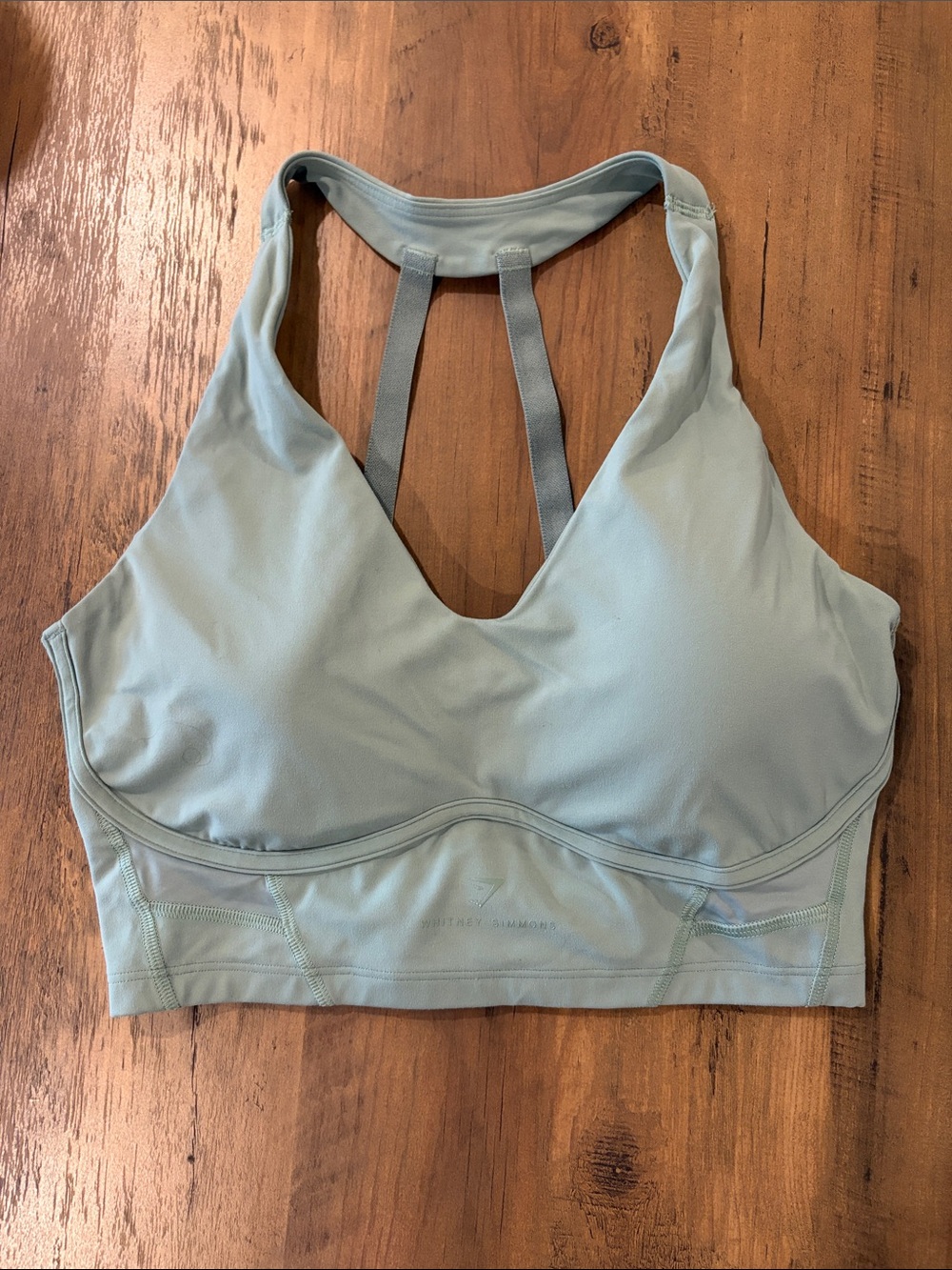 Light Green Gymshark Sports Bra